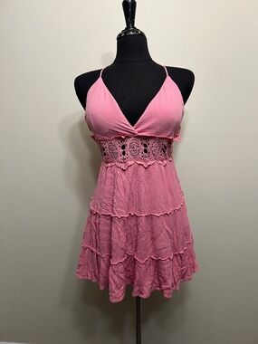 Iris Bright Pink Mini Dress